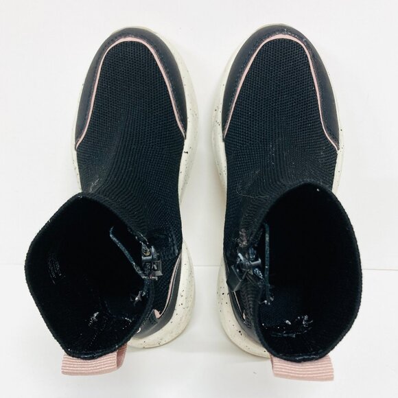 Zara Girls Boots Sock Sneaker High Tops Size 30 US 12.5 black - Picture 7 of 10